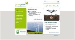 Desktop Screenshot of gruenesgeld.at